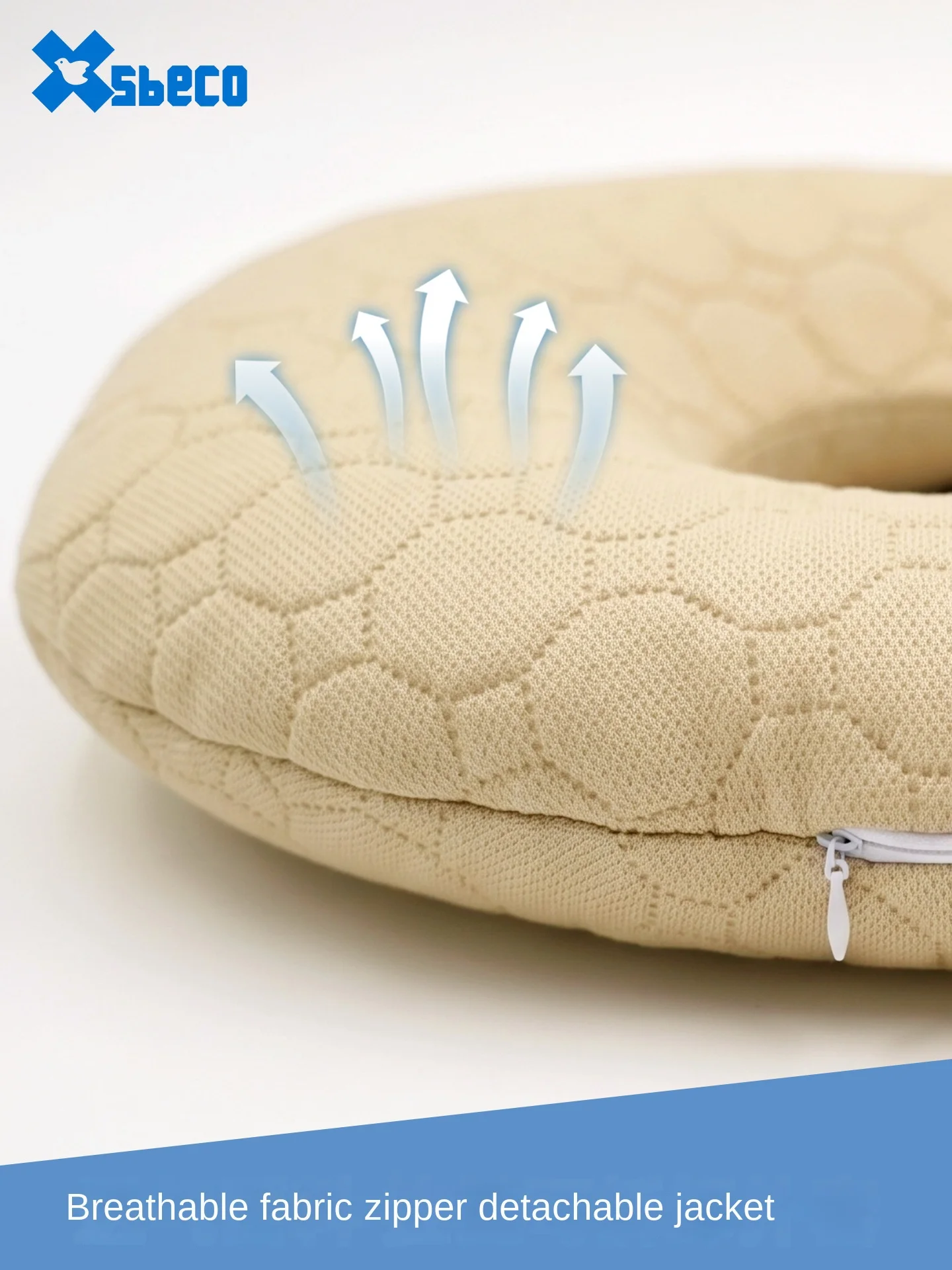 Upgraded Breathable PE Tube Seat Cushion, Pressure Relief Butt Pad, Comfort Sitting Accessory for Elderly Long Rest view 5