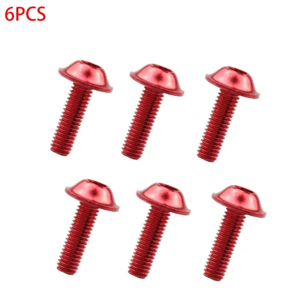

6pcs Auto Accessories M6x20mm Motorcycle Bolts Screws Hexagon Aluminum Bolts Screws Cap Head for Motorcycle Scooter
