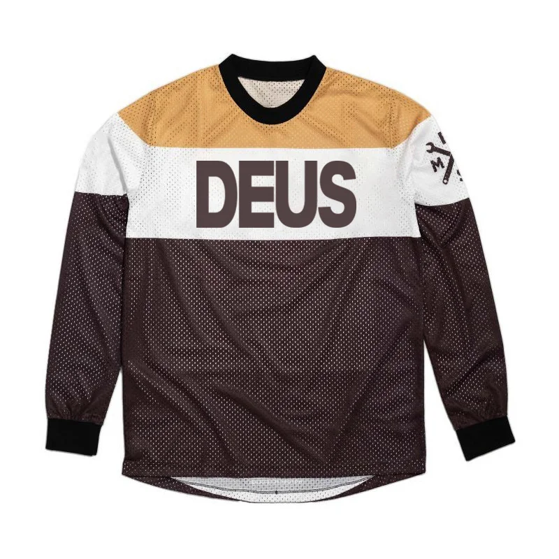 AliExpress 2024 New clothing cycling jersey man long sleeve downhill DEUS EX MACHINA mountain bike T-shirt cycling shirt motocross jersey