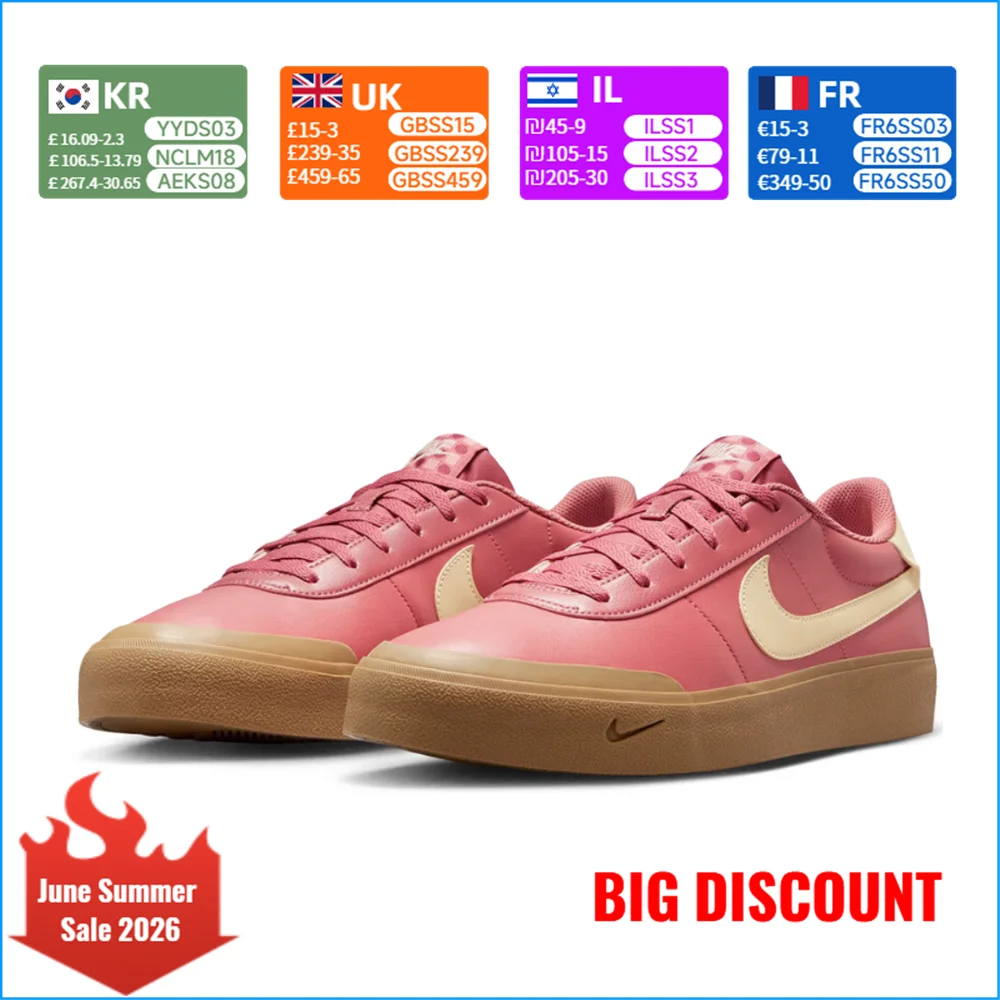 

Nike COURT SHOT Men's Casual Low-Top Sneakers: Non-Slip, Lightweight, Breathable, and Comfortable Sneakers IB2316-600