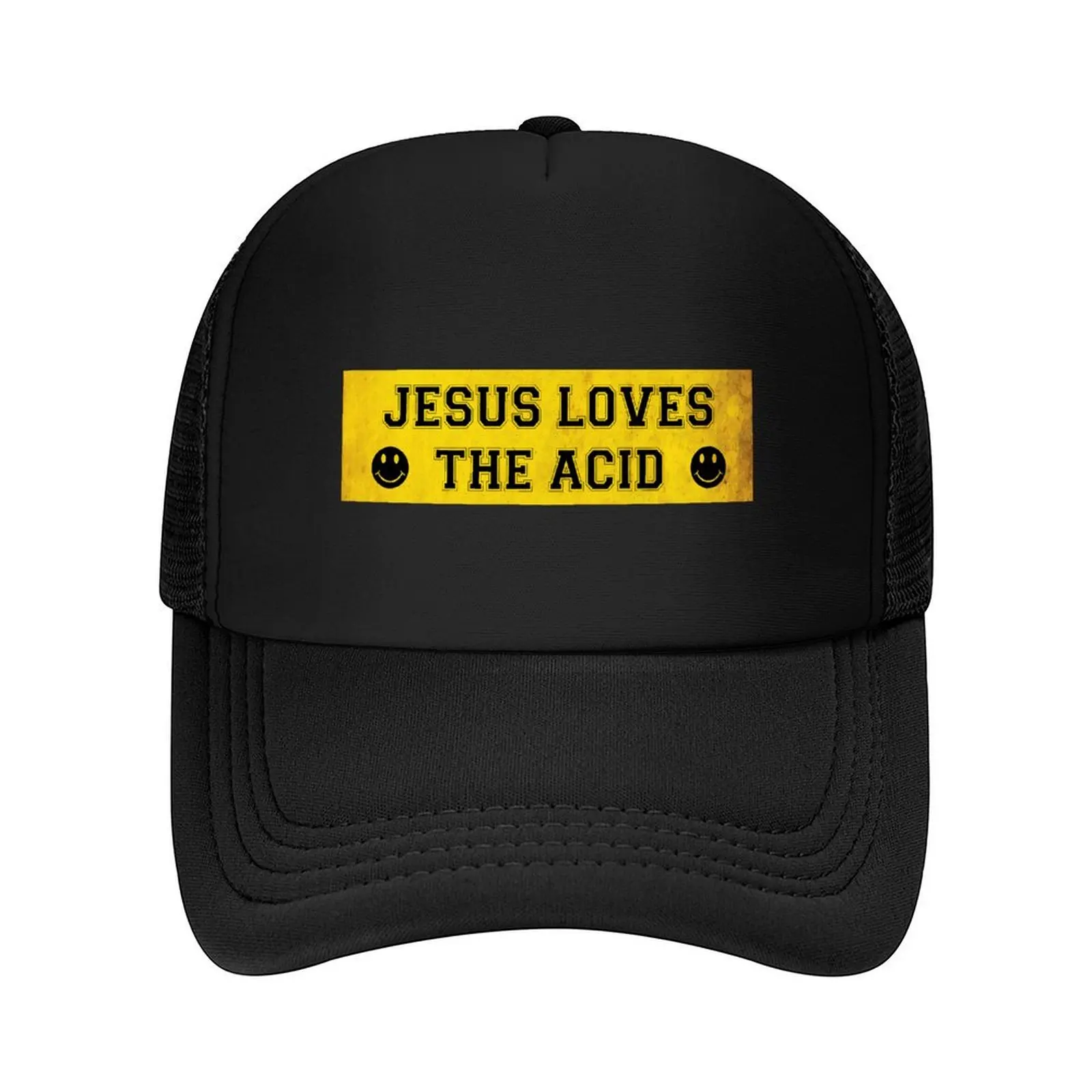 

Jesus Loves Acid Baseball Cap fishing hat funny hat Ball Cap luxury woman cap Hats Woman Men's