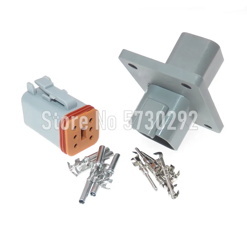 6P DT04-6P-L012 DT06-6S Automotive Wiring Harness Terminal Sealed Plug Car Cable Waterproof Connector With Flange