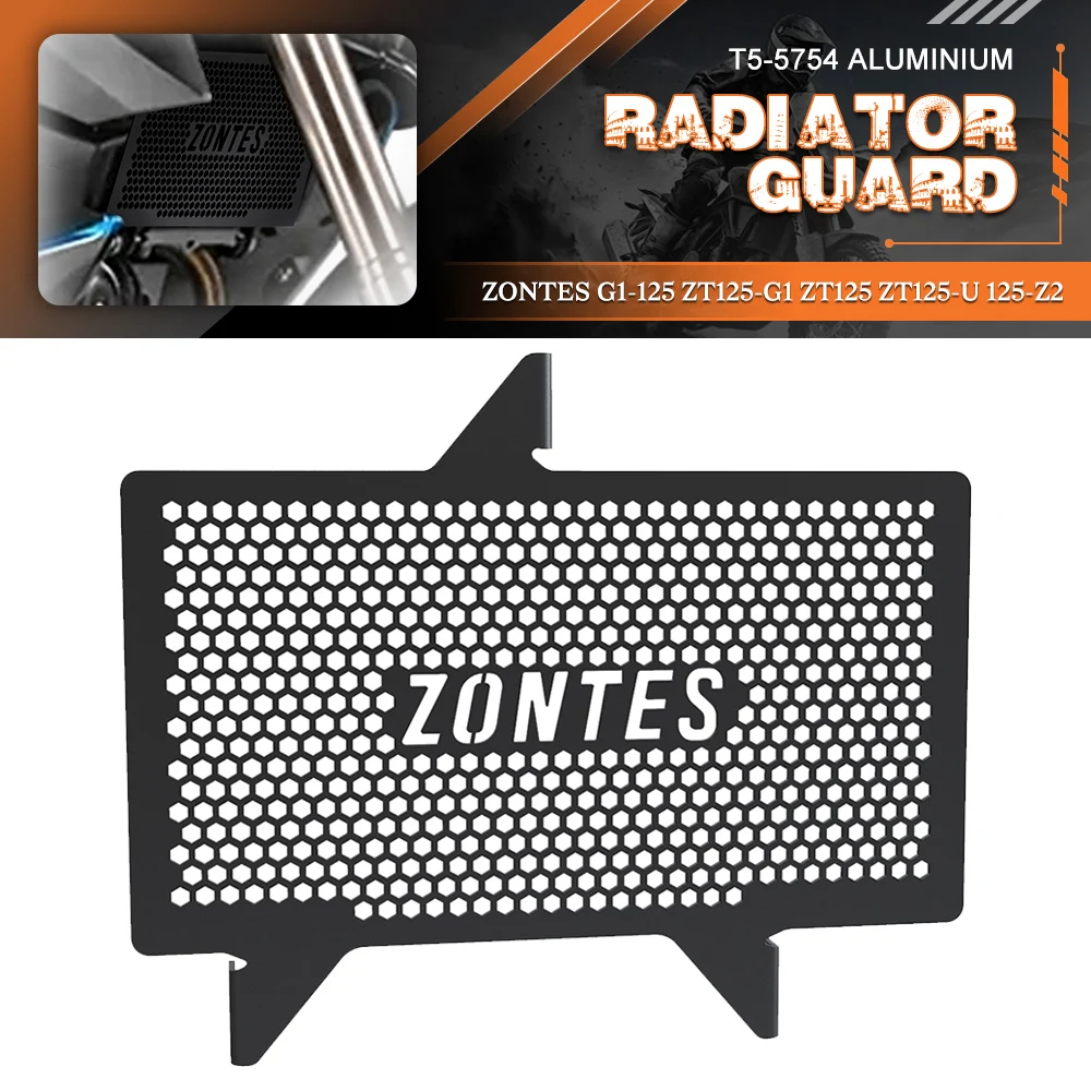 

FOR Zontes U -125 ZT125-U 125-U 125-U1 155U 2020-2021-2022-2024 Radiator Head Guard Grille Cover Complete Set KD150-U G1 U1 Z2