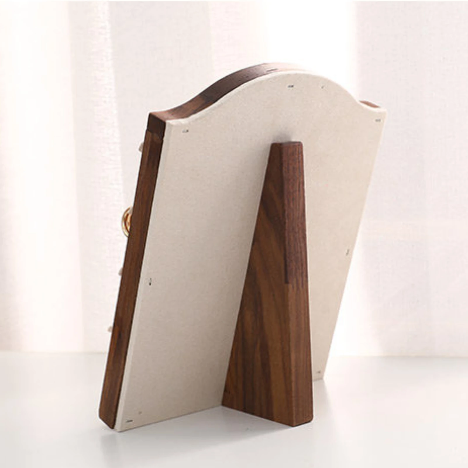 

Picture-Frame Jewelry Display Padded Slotted Jewelry Display Stand Decor Item Stable Base Hand Polished