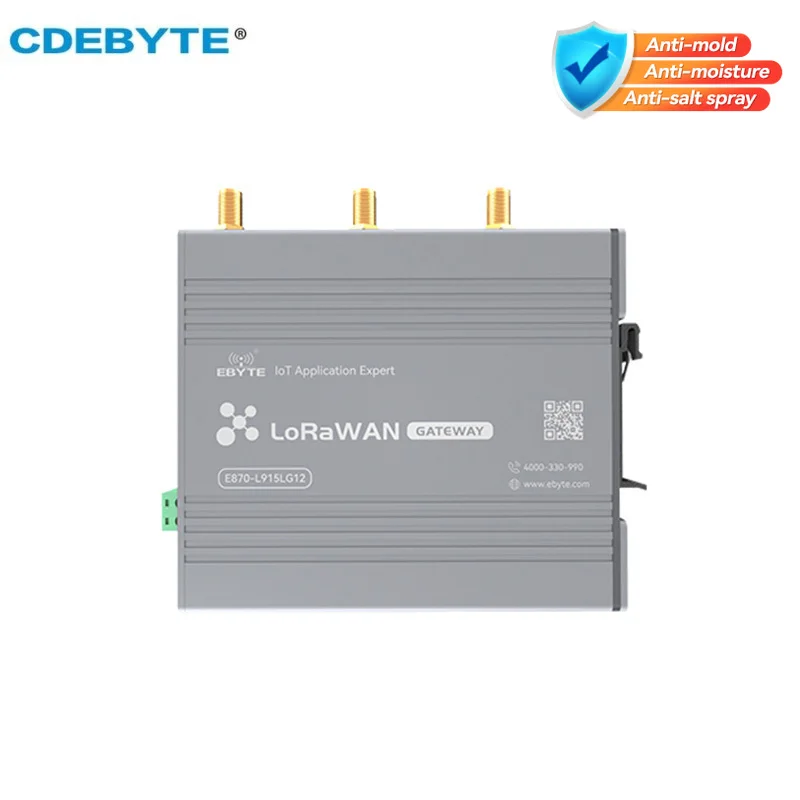 

SX1302 915 МГц Промышленный шлюз LoRaWAN Полудуплексный CDEBYTE E870-L915LG12 27 дБм 3 км DC8 ~ 28 В Многоканальный беспроводной шлюз