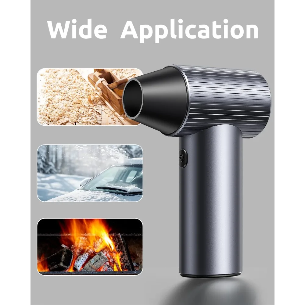 Цельнометаллический струйный сухой мини-вентилятор — электрическая воздушная тряпка 300 000 об/мин — перезаряжаемая воздуходувка сжатого воздуха — мощная воздушная тряпка