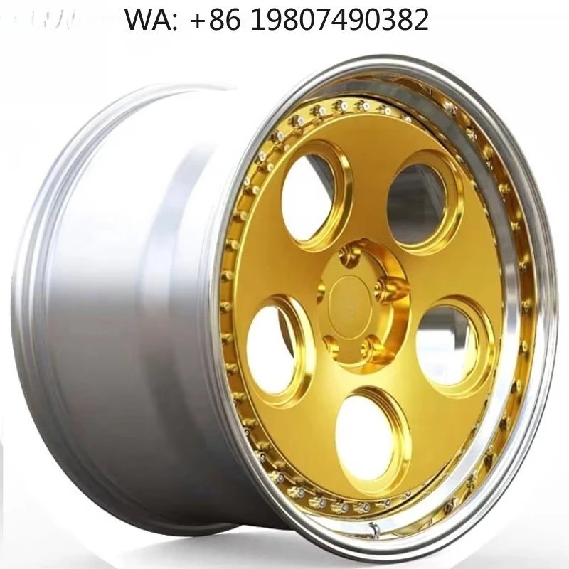18 Inch 5x114.3 PCD Custom Forged Wheels, Lip & Barrel Adjustable Aluminum Alloy Car Rim Mod Parts