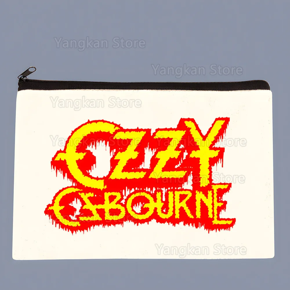 Rock Ozzy Osbourne Devil Metal Graphics Print Make-up-Tasche Reise-Kulturbeutel Organizer Tasche weibliche Leinwand Reißverschluss Kosmetiktaschen am besten