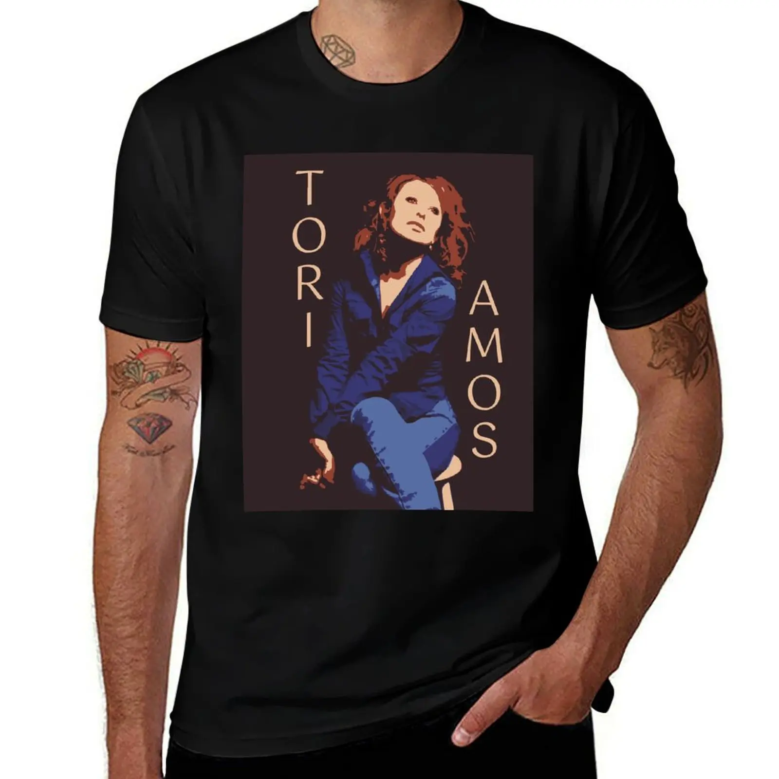 

Tori Amos - Goddess - Blue Dressing T-Shirt oversized t shirt blue archive oversized blanks shirts graphic tee men