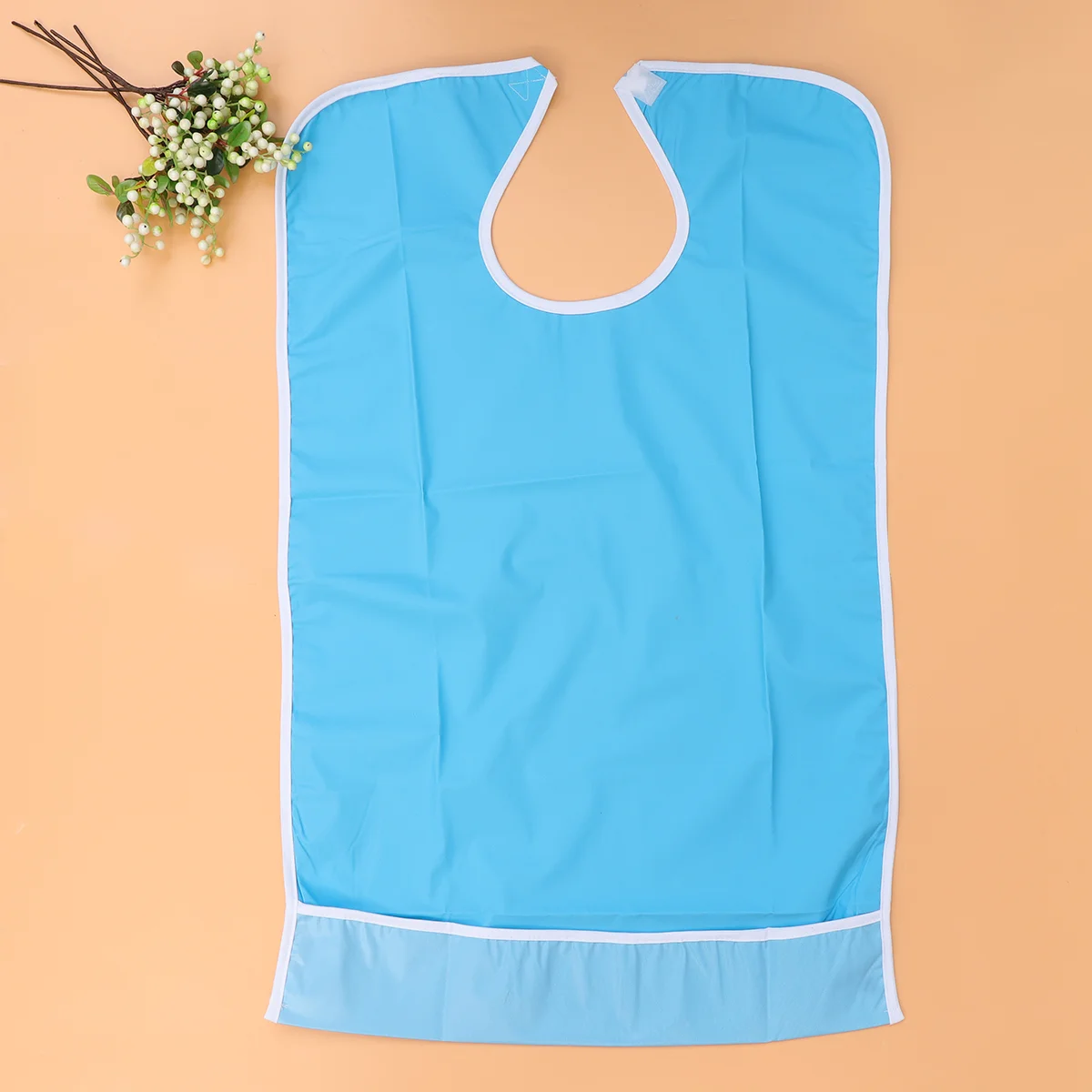 Bibs Adult Extra Large Washable Protector Waterproof Mealtime Elder Aid Apron for