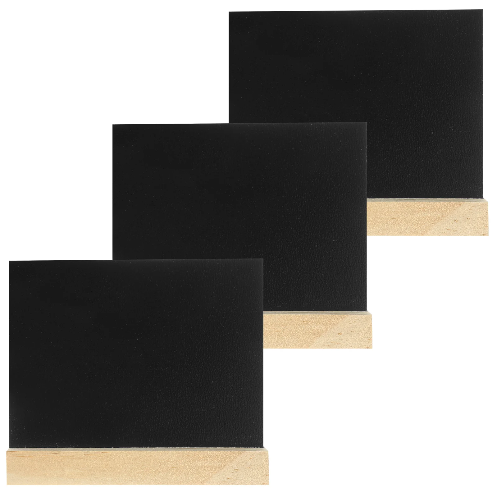 3Pcs Tabletop Mini Chalkboards Sign Rectangle Reusable Answer Board for Weddings Boutiques Restaurants Mini Chalkboards Signs