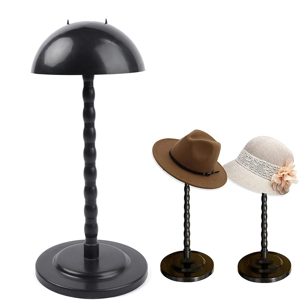 

Adjustable Height Portable Wig Stand - Plastic Lace Hat Display Holder for Wig Styling And Hair Drying