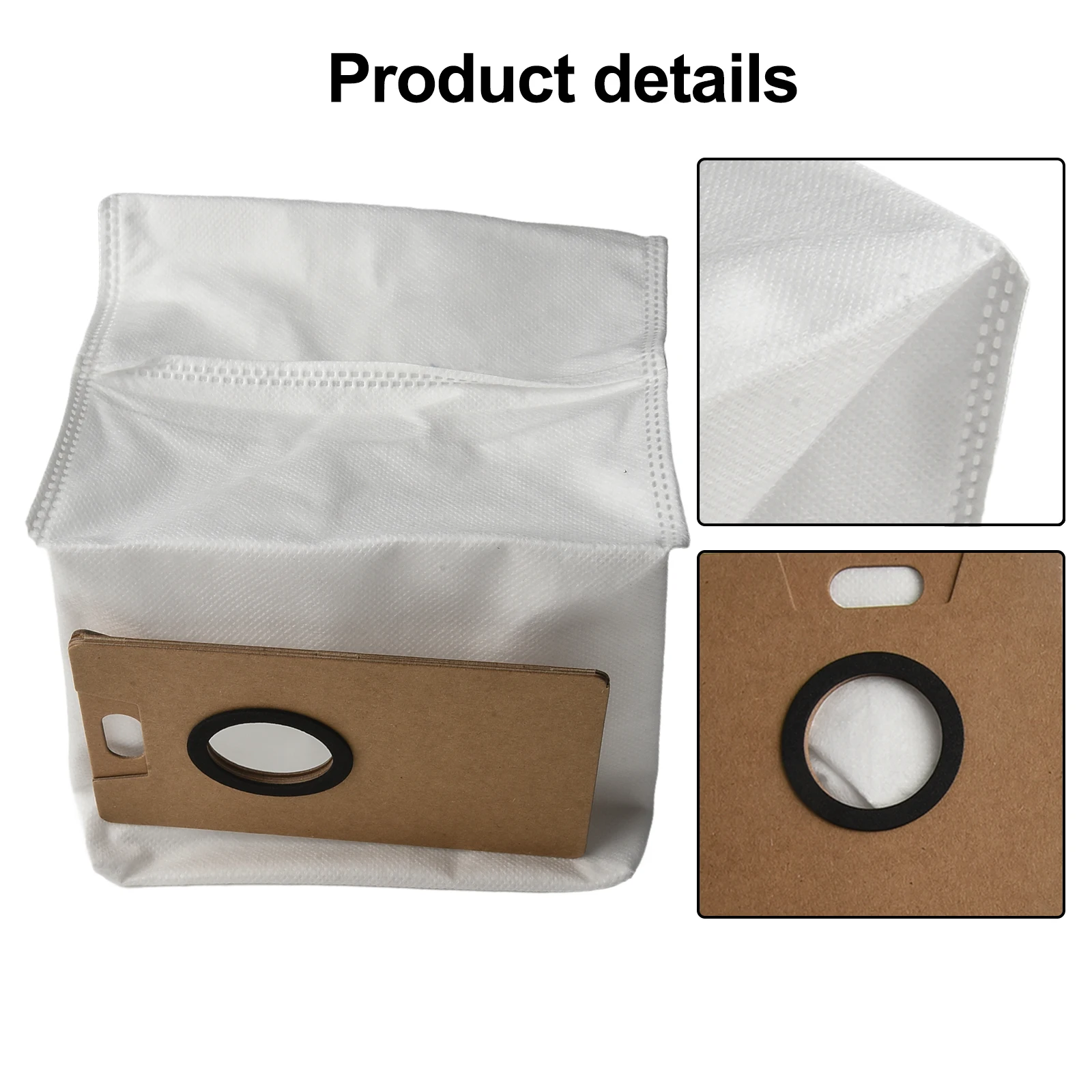 5 Pack Dust Bags for Tapo RV30 Max Plus and RV20 Max Plus Crafted for Strong Filtration and Enhanced Durability for Your Vacuum