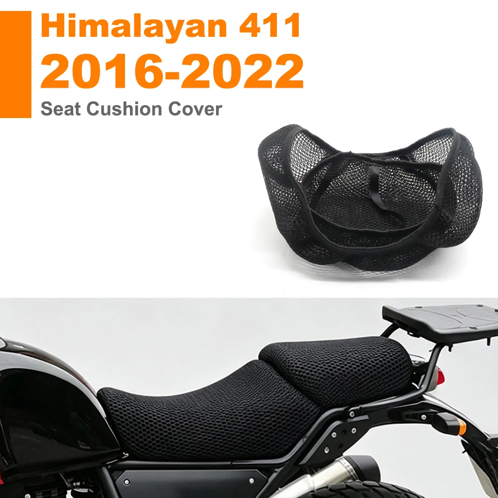 For Royal Enfield Himalayan 411 2016-2022 Motorcycle Protecting Seat Cushion Cover Breathable Comfortable Non-Slip Seat Cover