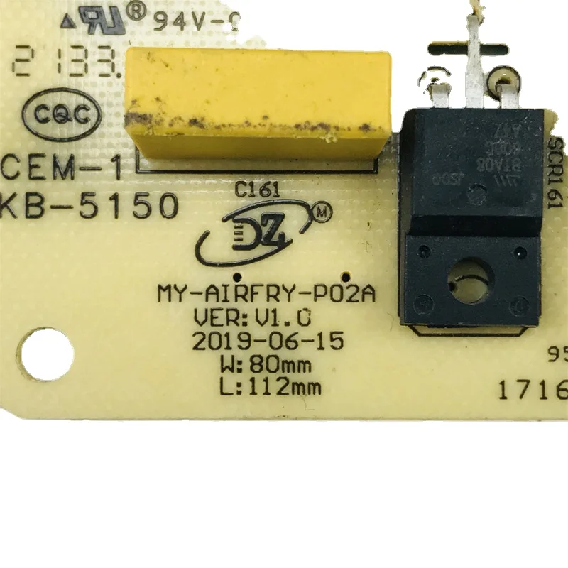 Circuit Board Main Control Board for Midea Air Fryer Computer Board Motherboard MY-AIRFRY-P02A