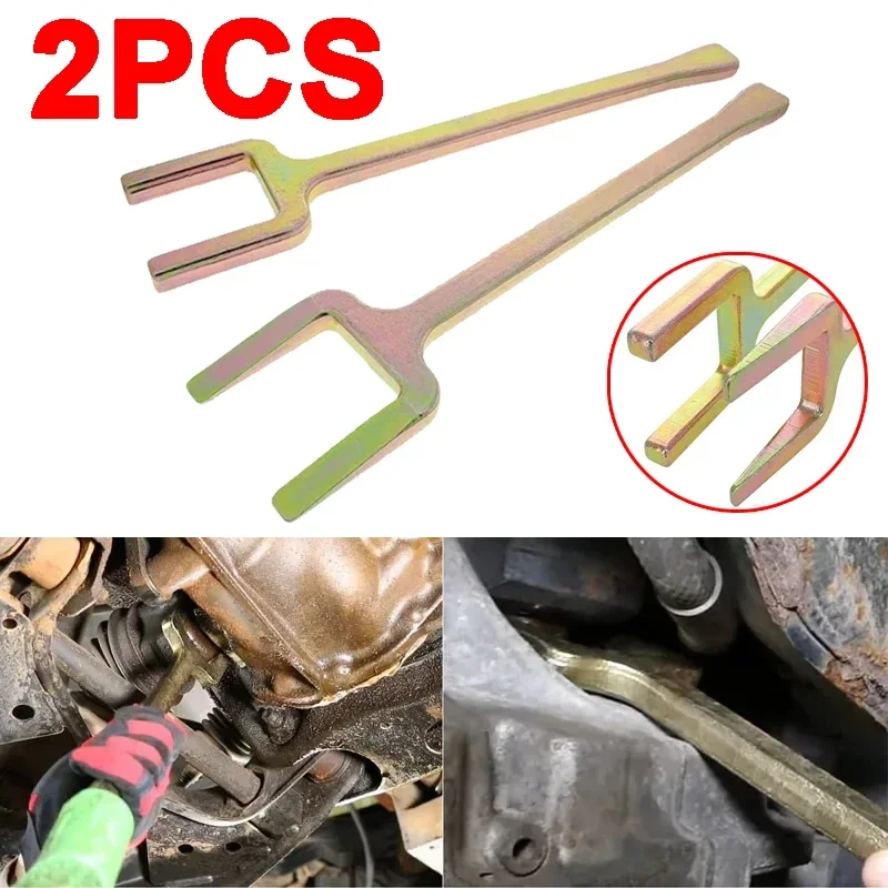 

1pairs Axle Popper Forks Ball Joint Press Kit Removal Tool Kit,for Front Wheel Drive Shaft for Wedge,Gasket Ball Joint Separatio