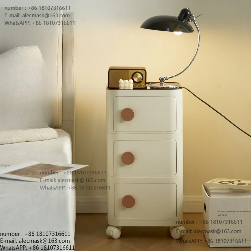 

Removable children's bedside , cream wind small side few bedrooms, creative, small shelf, simple and modern
