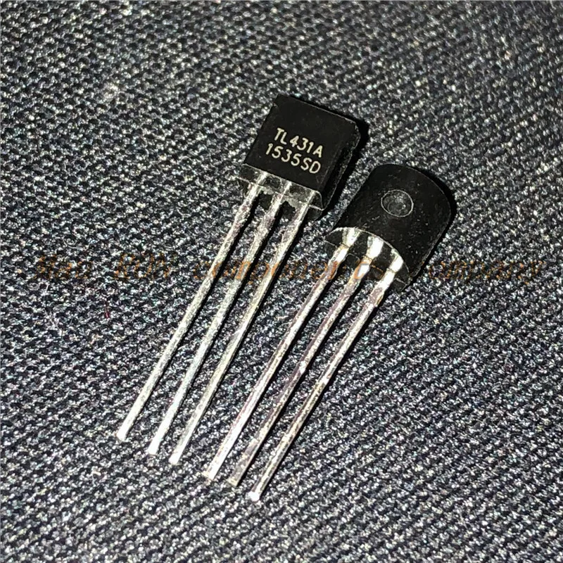 Régulateur de tension TL431 TL431A TO-92, 20 pièces/lot, Transistor TO92, nouveau, original, en Stock