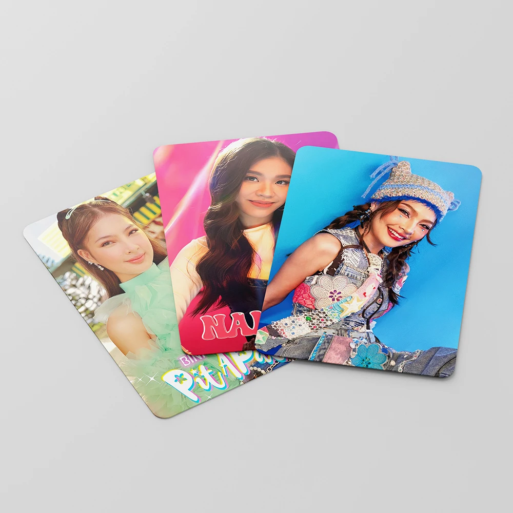 55pcs/set Kpop BINI CHERRY ON TOP Photocard Card LOMO Card High Quality Double Sides Printing Fans Gift