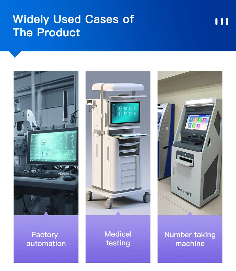 7/10.4/19/23.8 بوصة تعمل باللمس الصناعي المدمج المضادة للتدخل عالية الوضوح التحكم الصناعي بالسعة العرض #5