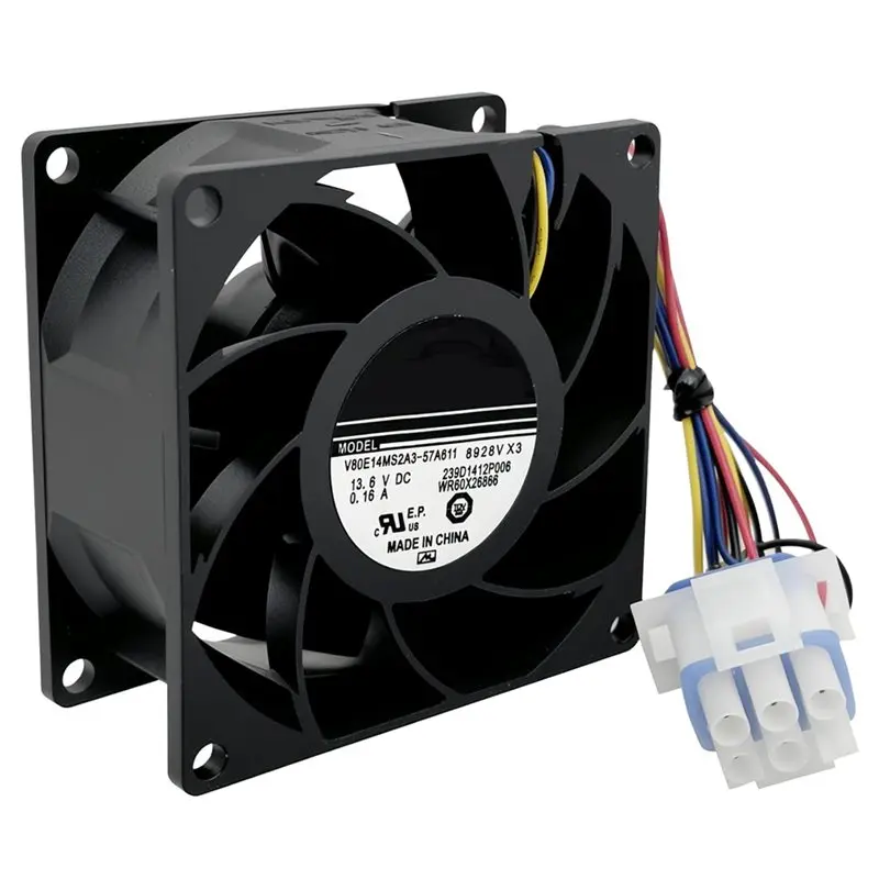 ABGP-Motor de ventilador evaporador de geladeira WR60X26866 atualizado, compatível com geladeira GE, substituição para V80E14MS2A3-57A611