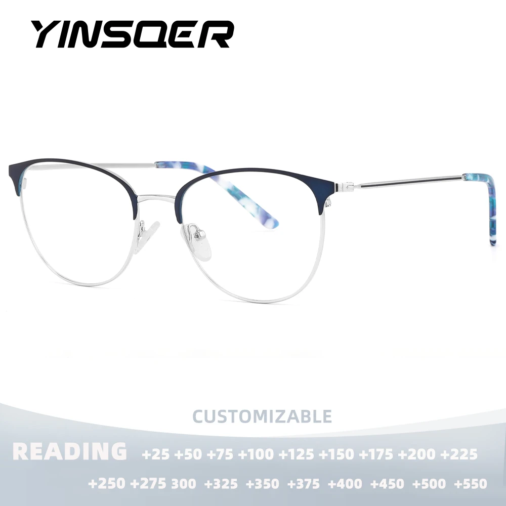 

Classic Glasses Frame for Women Eyeglasses Optical Eyewear Anti Blue Light Reading Glasses Customize Prescription