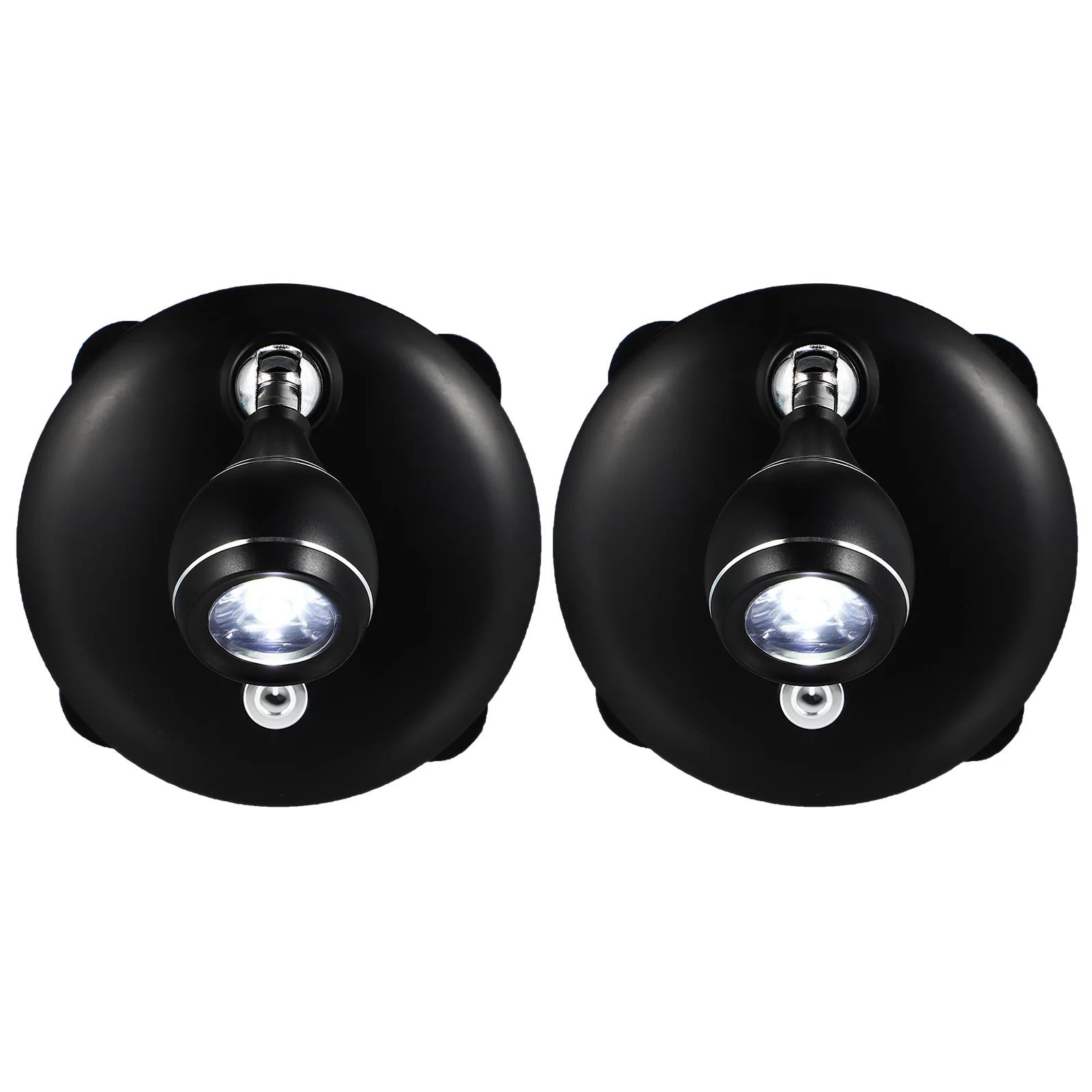 

2 Sets Intelligent Remote Control LED Light Dimmable Rechargeable USB Lamps Charging Wireless ABS Material Projection Lamp