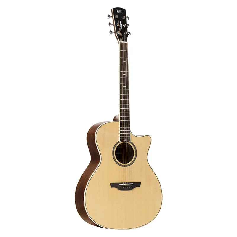 HOT selling Smooth surface 41 inches Log color G student practice barrel type Classical guitar