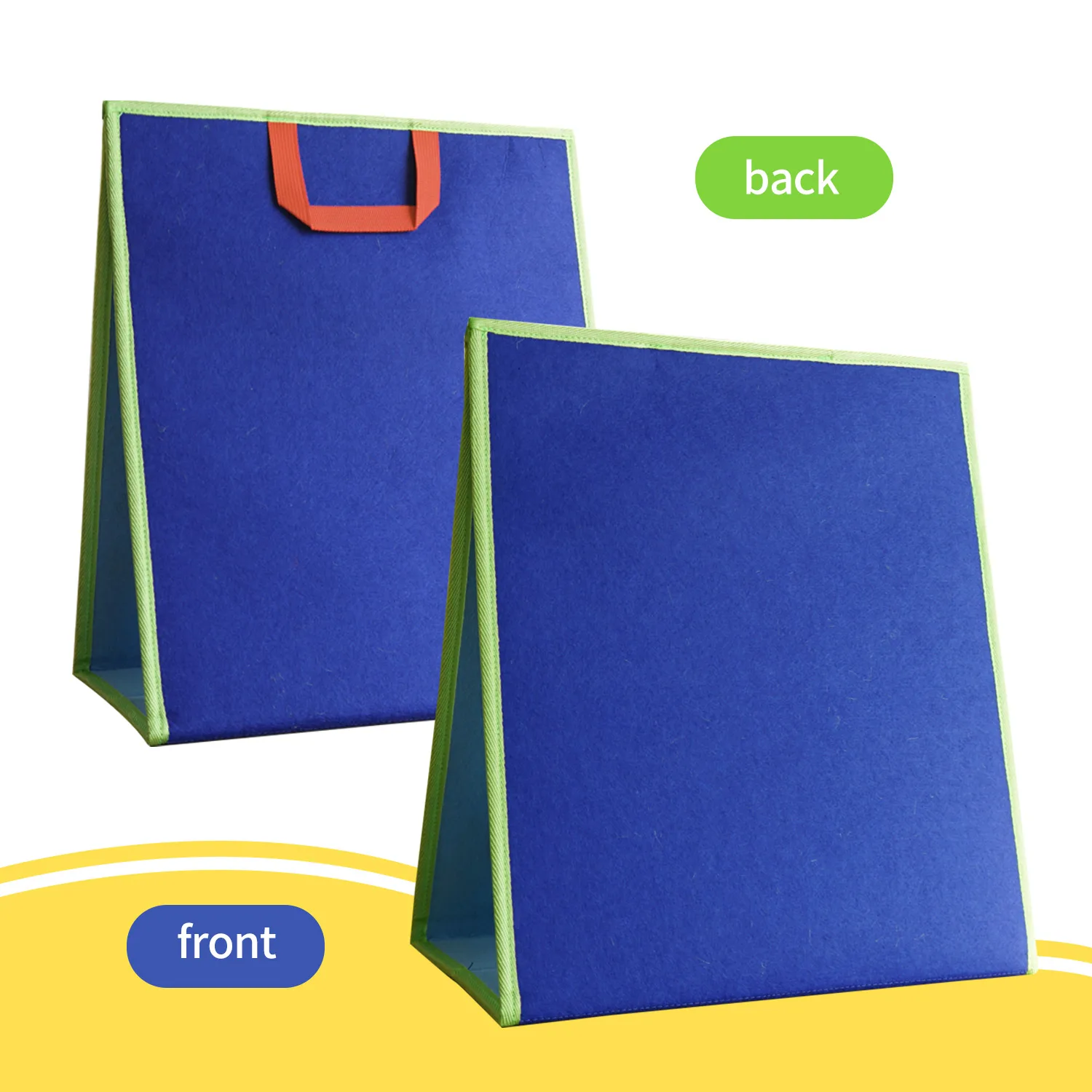 Foldable felt display board, picture book teaching story board, suitable for interactive education of children in home school