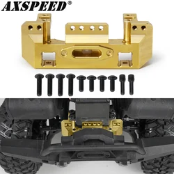 AXSPEED Brass Front Bumper Servo Mount for 1/10 RC Crawler Car TRX4 TRX-4 Bronco Upgrade Parts