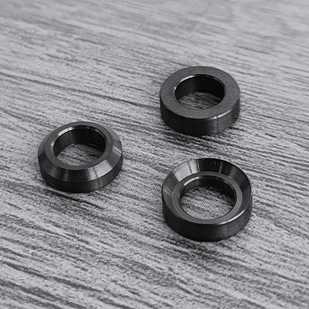 KRSEC 4 Teile/schachtel MTB Fahrrad Hydraulische Scheibenbremssattel Konkave und Konvexe Unterlegscheibe Spacer Fahrrad M6 O Ring Dichtung Schraube Verschluss – Detail 7