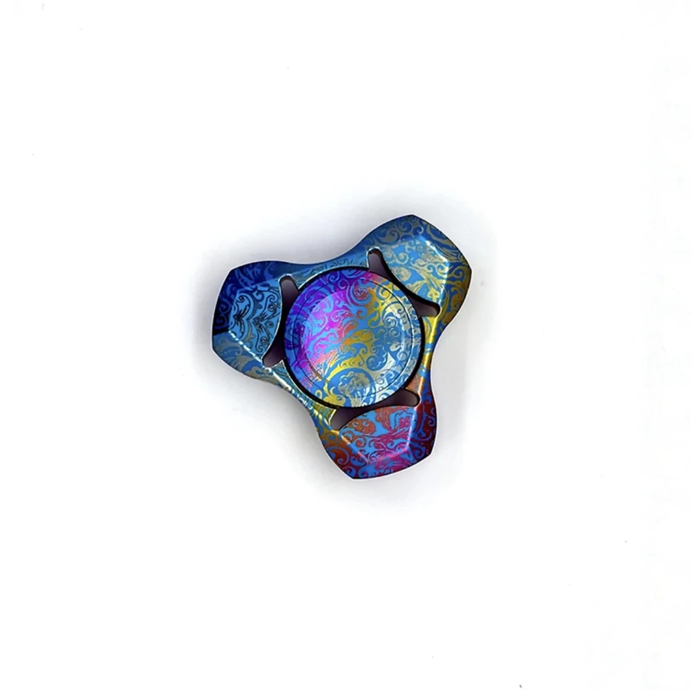 Titanium Alloy Fidget Spinner EDC Toys Slider Anti Stress Hand Spinner for Kids Teens ADHD Anxiety Relief Sensory Toys