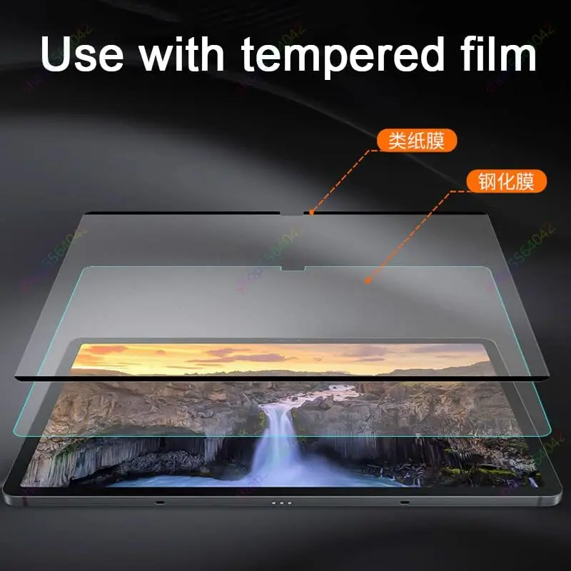 磁気紙の感触スクリーンプロテクター,取り外し可能で再利用可能な保護フィルム,一般的な表面プロ7 6、5、4、12.3 \'\', 10/9