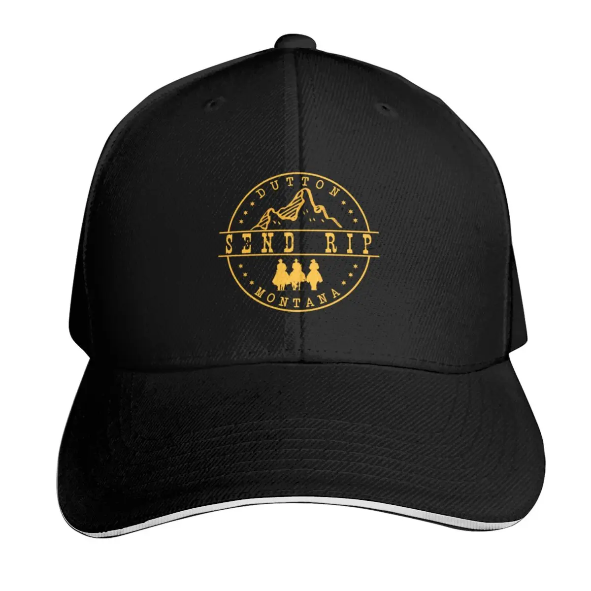 Yellowstone Tv Show Send Rip Baseball Cap Casual Daily Wear Quick Dry Performance Cotton Twill Breathable