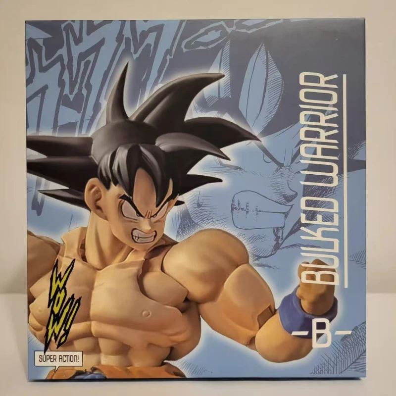 

In Stock Wow Super Action Studio Son Goku Figure Dragon Ball Z SHF Super Saiyan Son Goku Kaiouken Anime Action Figure Model Toy