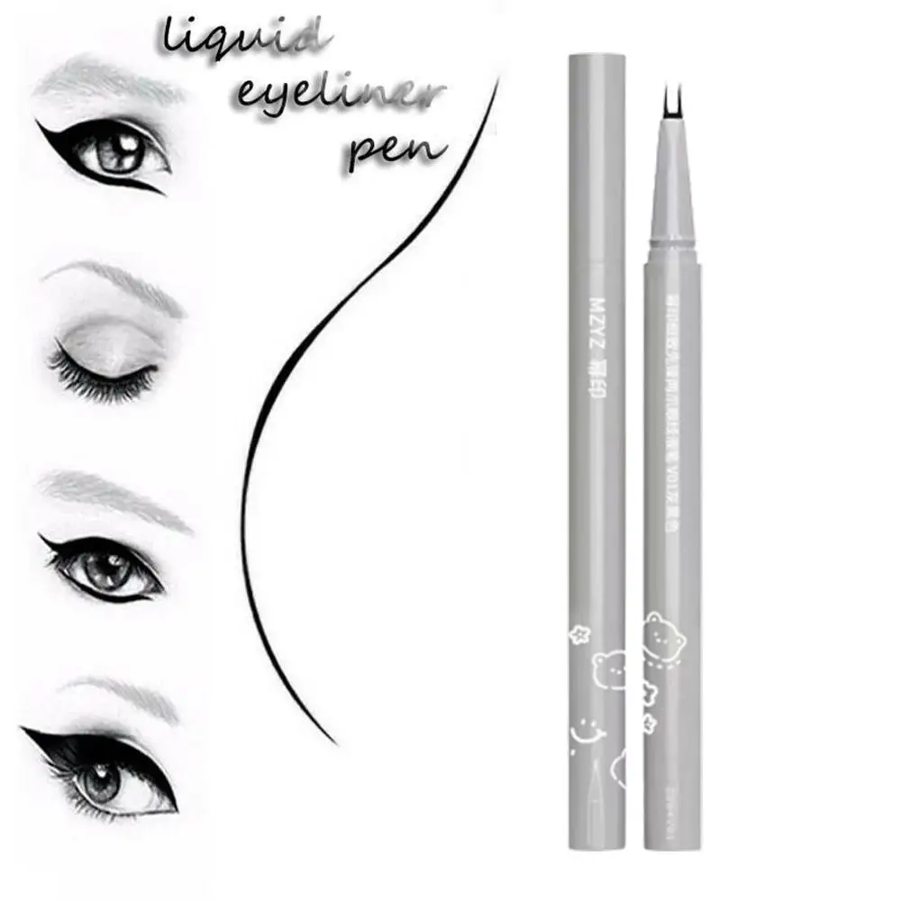 Doppelspitze unterer Wimpern stift wasserdichter flüssiger Eyeliner Make-up für Frauen schnell trocknender langlebiger glatter Eyeliner