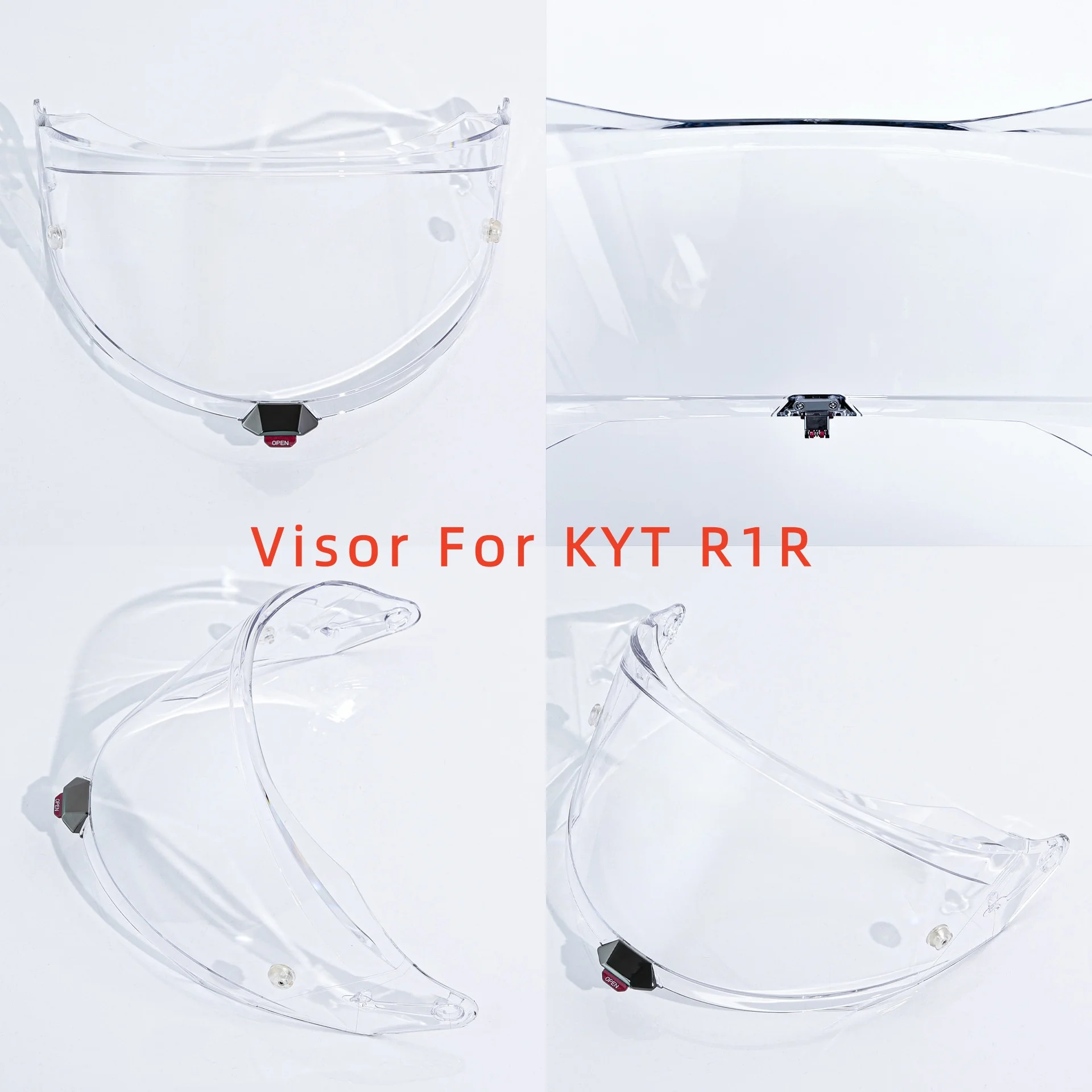Visor For KYT R1R Motorcycle Helmet Shield Lens Replacement Face Visor for Enhanced Riding Experience