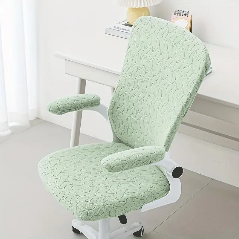1 مجموعة غطاء كرسي الألعاب العالمي رشاقته كرسي مقعد حامي مرونة مكتب الكمبيوتر رفع كرسي مسند الظهر غطاء مسند الذراع #1