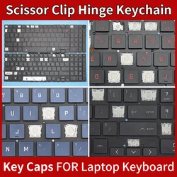 Replacement Keycap Key Cap&Scissor Clip&Hinge For HP OMEN Gaming Q267 TPN-Q236 16-B 16-C TPN-Q265 Laptop Keyboard KEY & Clips