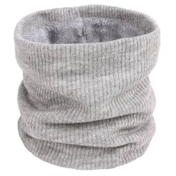 Unisex Winter Boys Girls Women Men Warm Knitted Scarves Kids Thick Elastic Mufflers Children Neck Warmer Cotton Baby Scarf