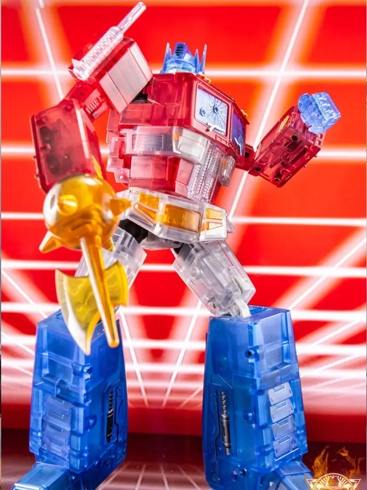 Na Stanie Transformacja MS-TOYS MS-01T Op Commander Transparent Style 1.0 Mp Skala Figurka Model Kolekcjonerski Zabawka Prezent