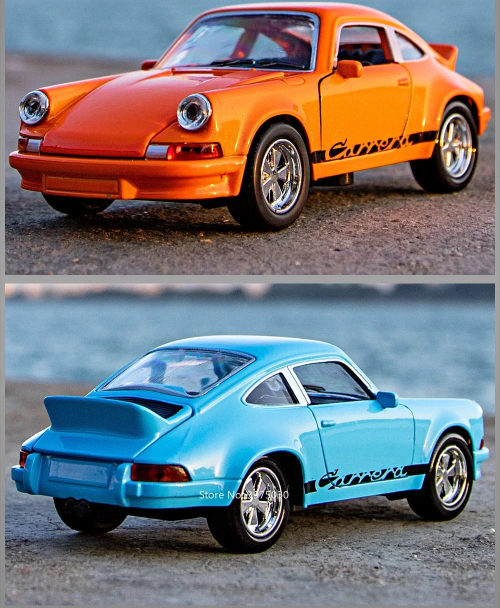 

1:36 911 Carrera 1974 Rolls-Royce Cullinan Игрушечные модели из сплава, литые под давлением автомобили, двери, открытый свет, звук, миниатюрные транспортные средства, игрушки для мальчиков