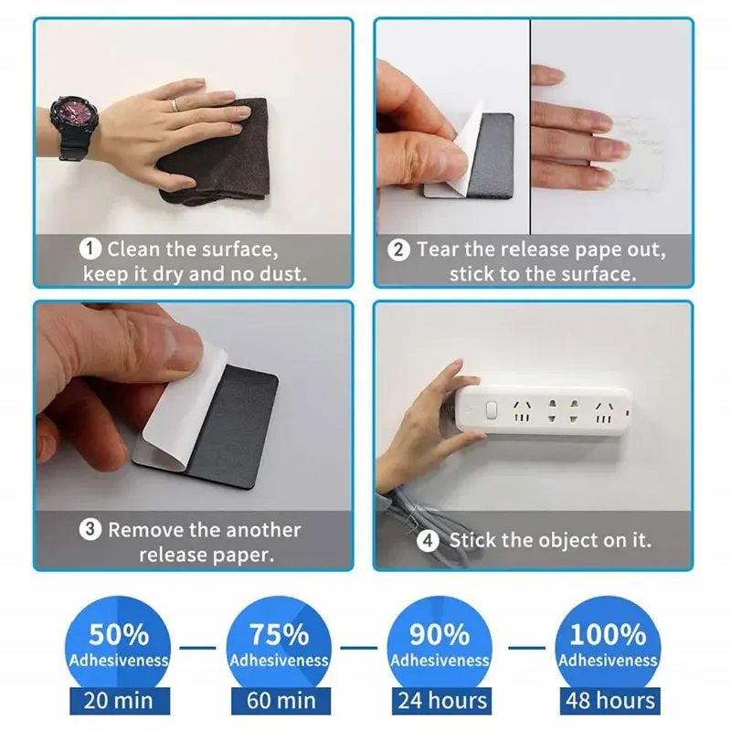 10/20 قطعة شريط رغوي مزدوج الجوانب مربع لوحة ذاتية اللصق تصاعد رغوة شرائط تثبيت نقاط لاصقة مقاومة للماء DIY بها بنفسك لوازم الحرفية