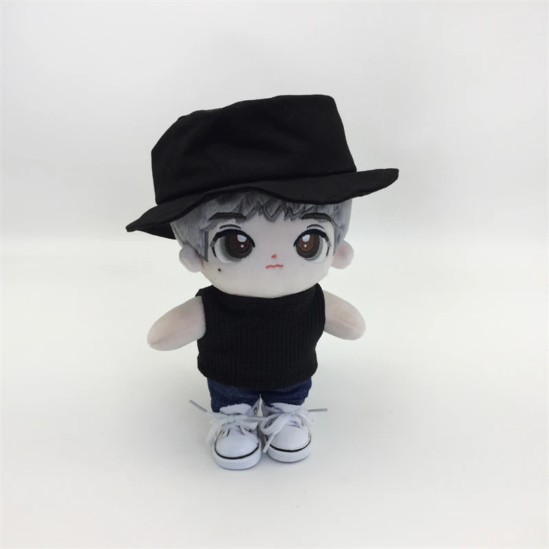 Chinese Hong Kong Star Idol Mirror Anson Kong Jiang Bi Sheng 20cm Plush Doll Clothes Accessories  Clothing Outfit Suit For 20cm