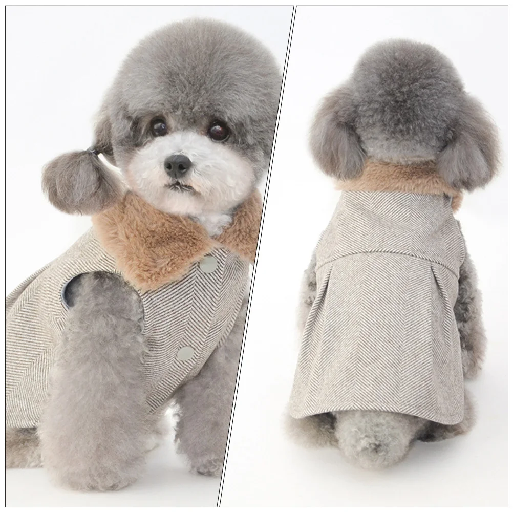 

1pc Warm Puppy Clothes Coat Breathable Outdoor Vest For Small Winter Autumn Dog Coat Dogs Pet Costume Dog Winter Clothes