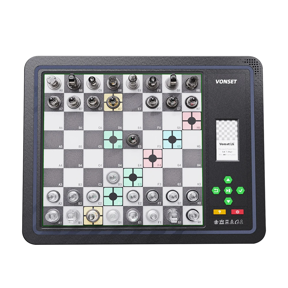 

Intelligent Electronic Chess Magnetic Chess Piece Induction Board LCD Screen Novice Learning AI Against Single Player Chess Game