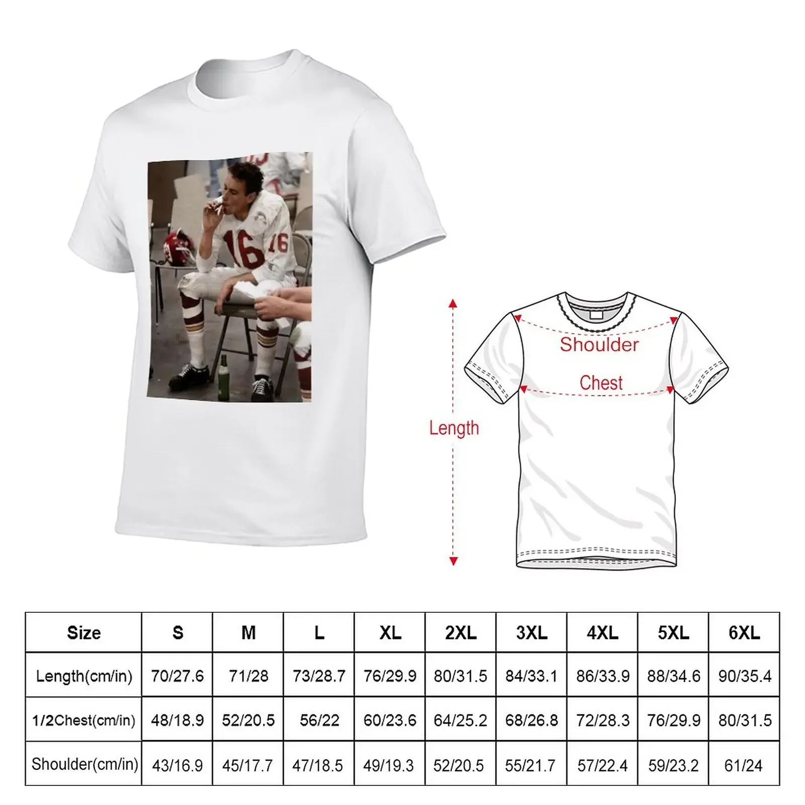 /len dawson! smoking Poster T-Shirt aesthetic clothes sweat korean fashion sublime mens graphic t-shirts hip hop