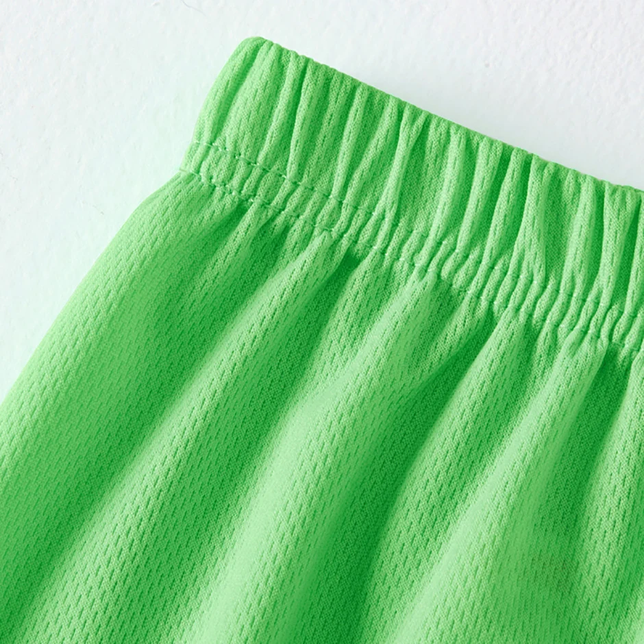 3-teiliges Set Kinder-Sommer-Shorts mit mehrfarbigem Buchstabendruck, lässige Sportshorts für Jungen, atmungsaktive Babyhosen – Detail 12