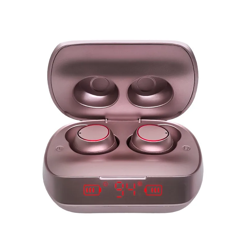 touch emergency mobile phone charging Bluetooth headset LED digital display in-ear noise reduction
