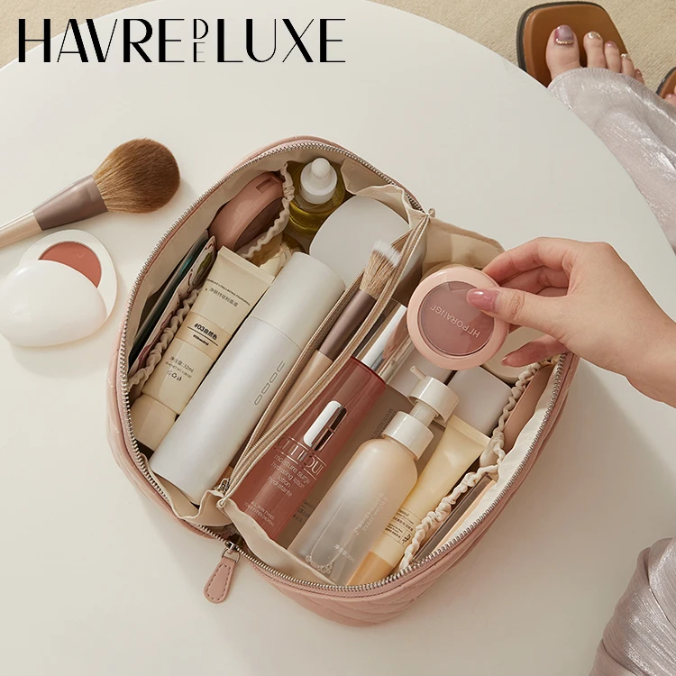 Makeup Bag for Women New High-End Light Luxury High-End Large Capacity Portable Travel Storage Bag Bag Accessories